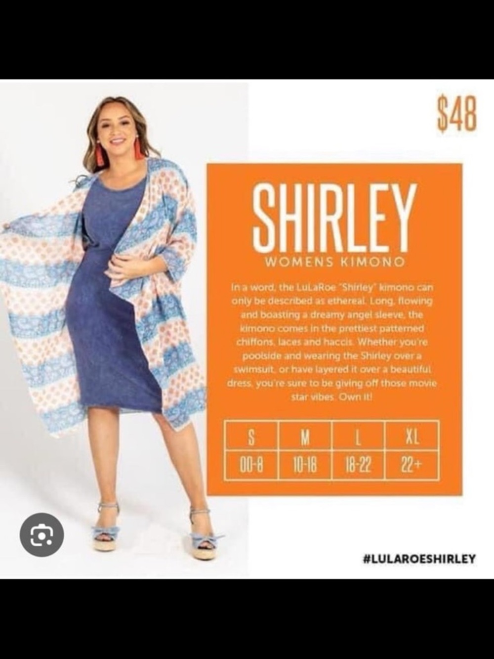 Lularoe Shirley Kimono
